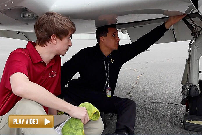 Watch a video about our flight training process.